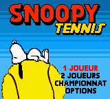 Snoopy Tennis screenshot 4 for GameBoy Color